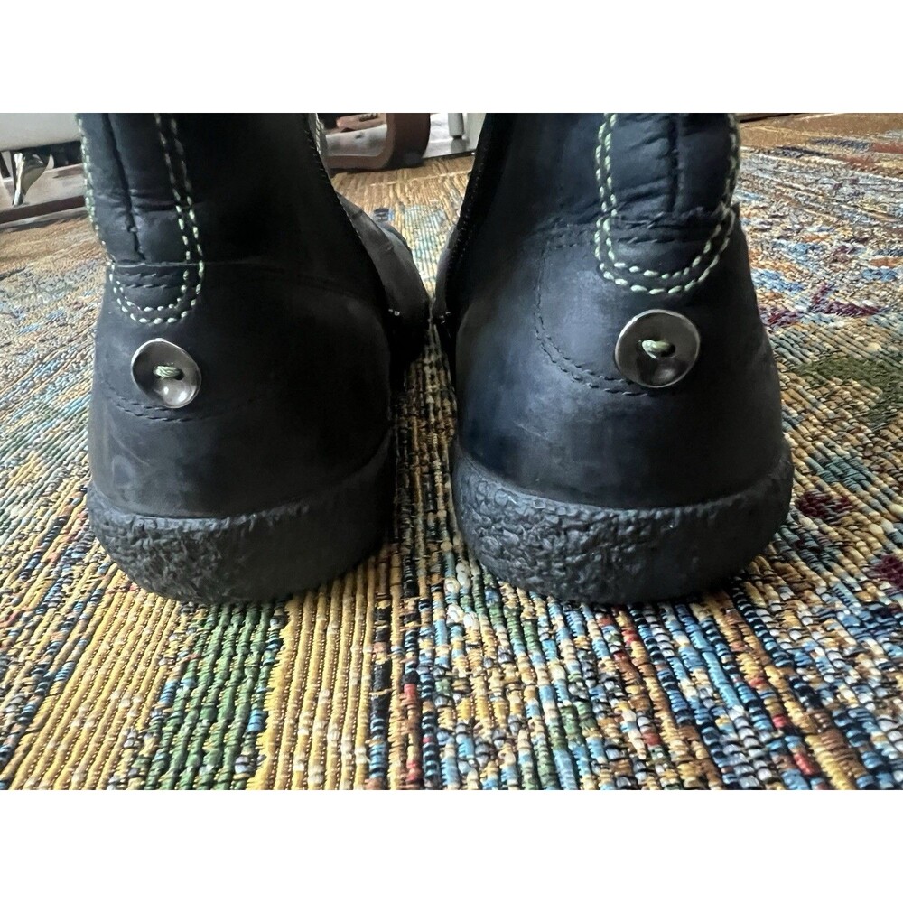 Keen Women's Chelsea Black Waterproof Leather Pull-On Boots Size 8.5 /39 - Picture 5 of 5